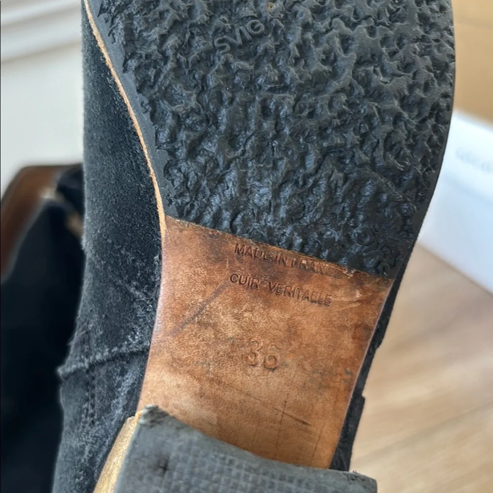 Isabel Marant Women's Black Suede Ankle Boots - Picture 7 of 11